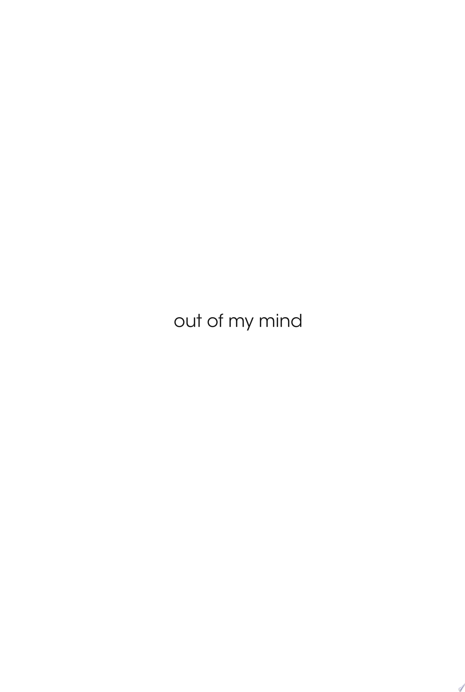 Image for "Out of My Mind"