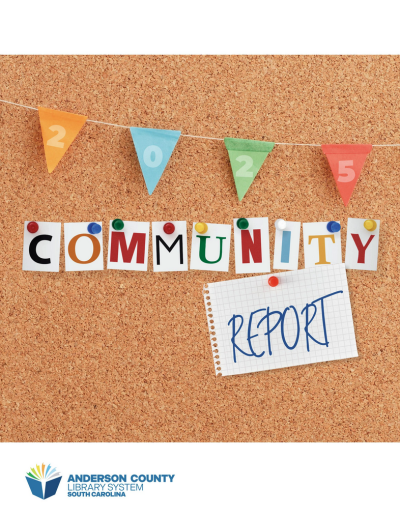 Cover image of the 2025 Community Report