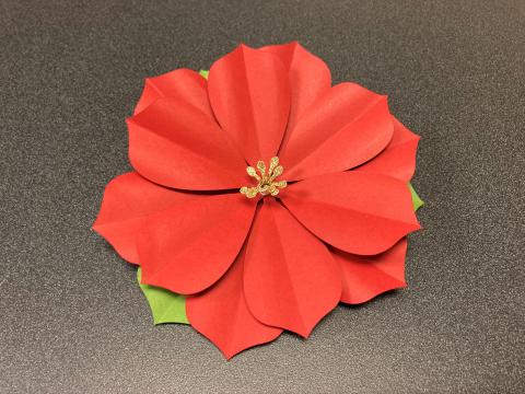Paper Poinsettia