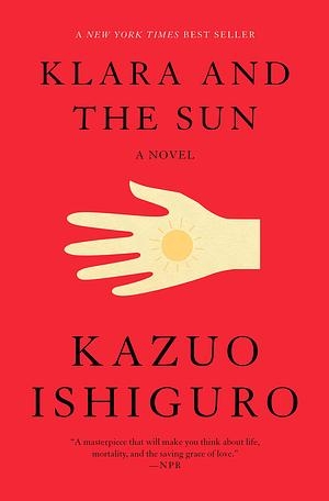 stark red cover with a hand that has a sun drawn on it