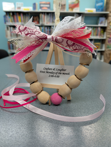 Wooden Bead Heart Craft