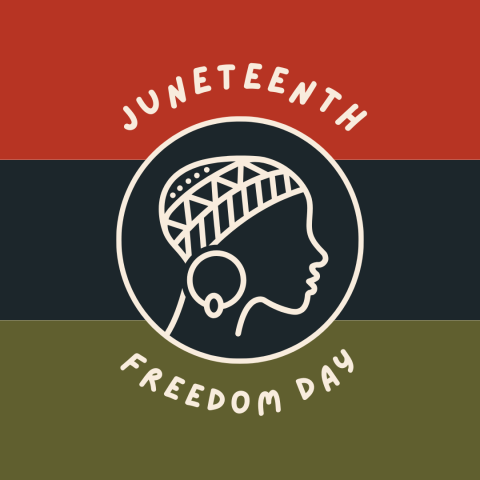 Juneteenth image from Canva