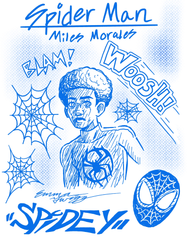 Miles Morales Drawing