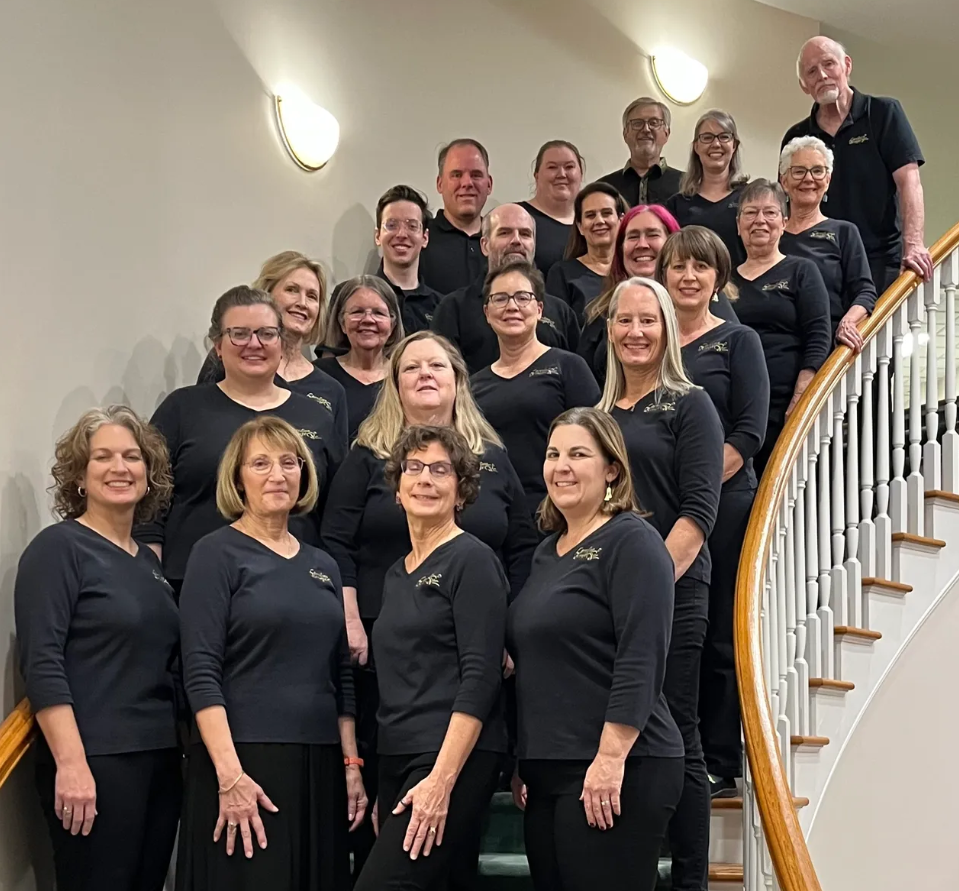 a group photo of Carolina Bronze ensemble members