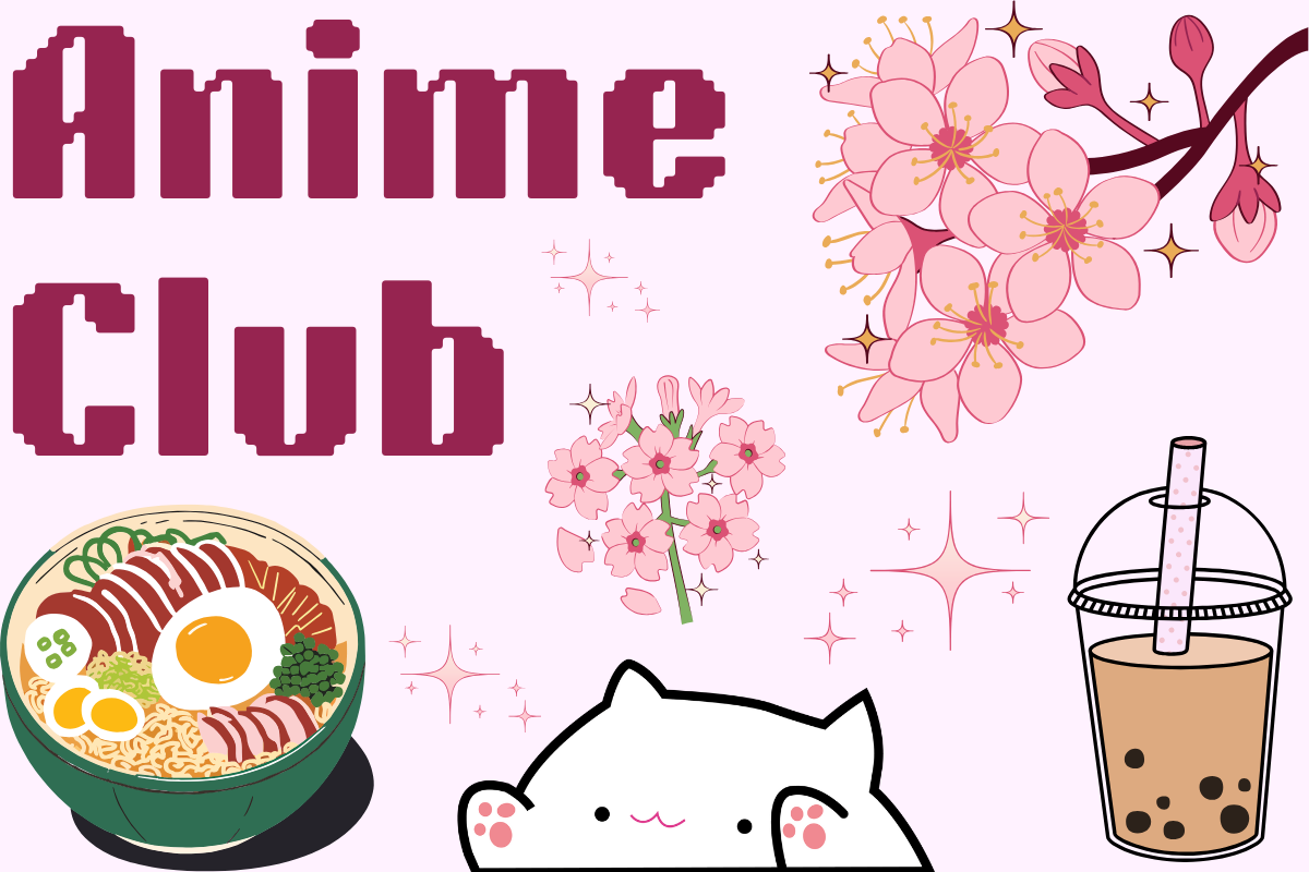 Anime club graphic