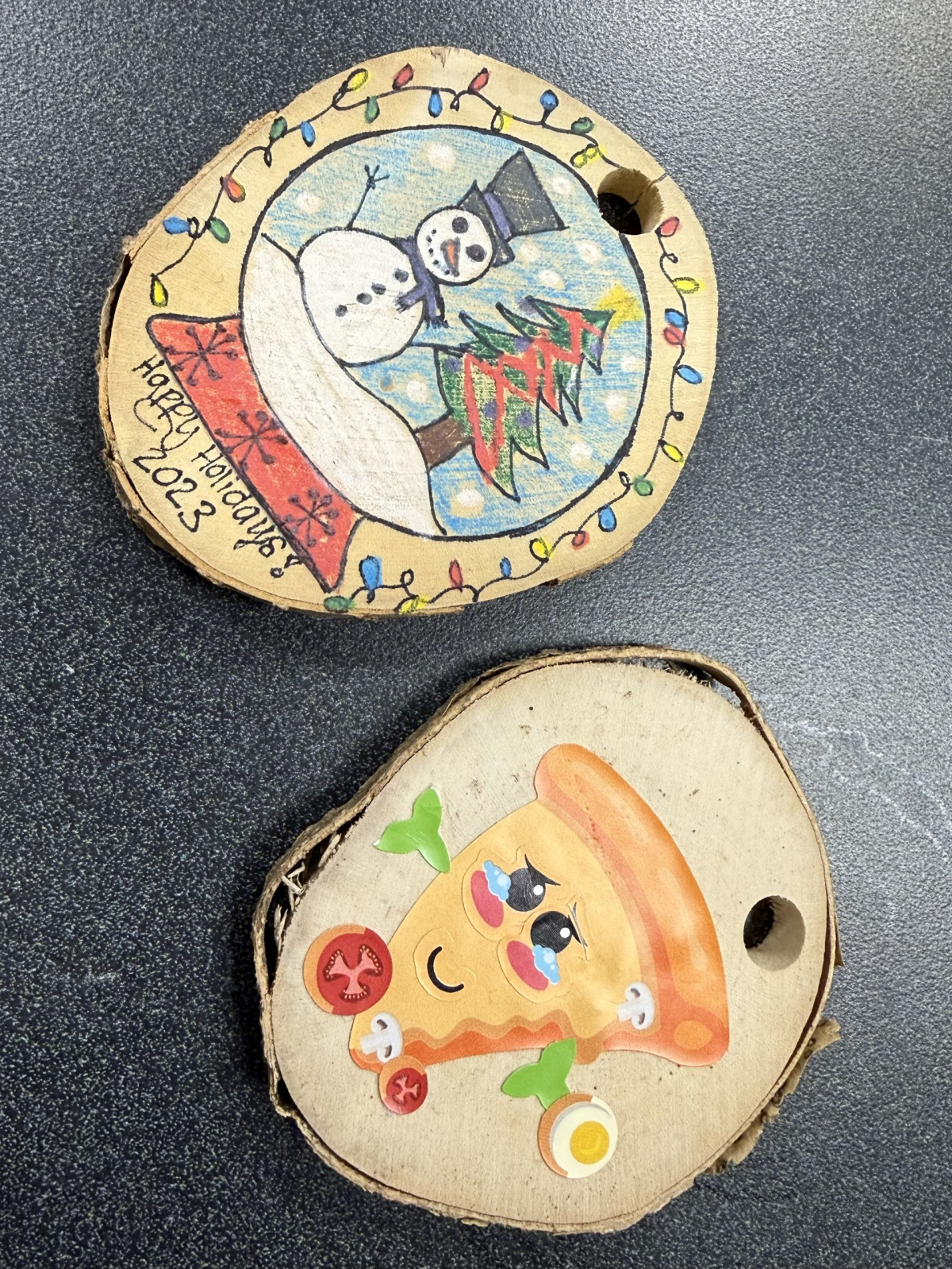 Decorated tree rings